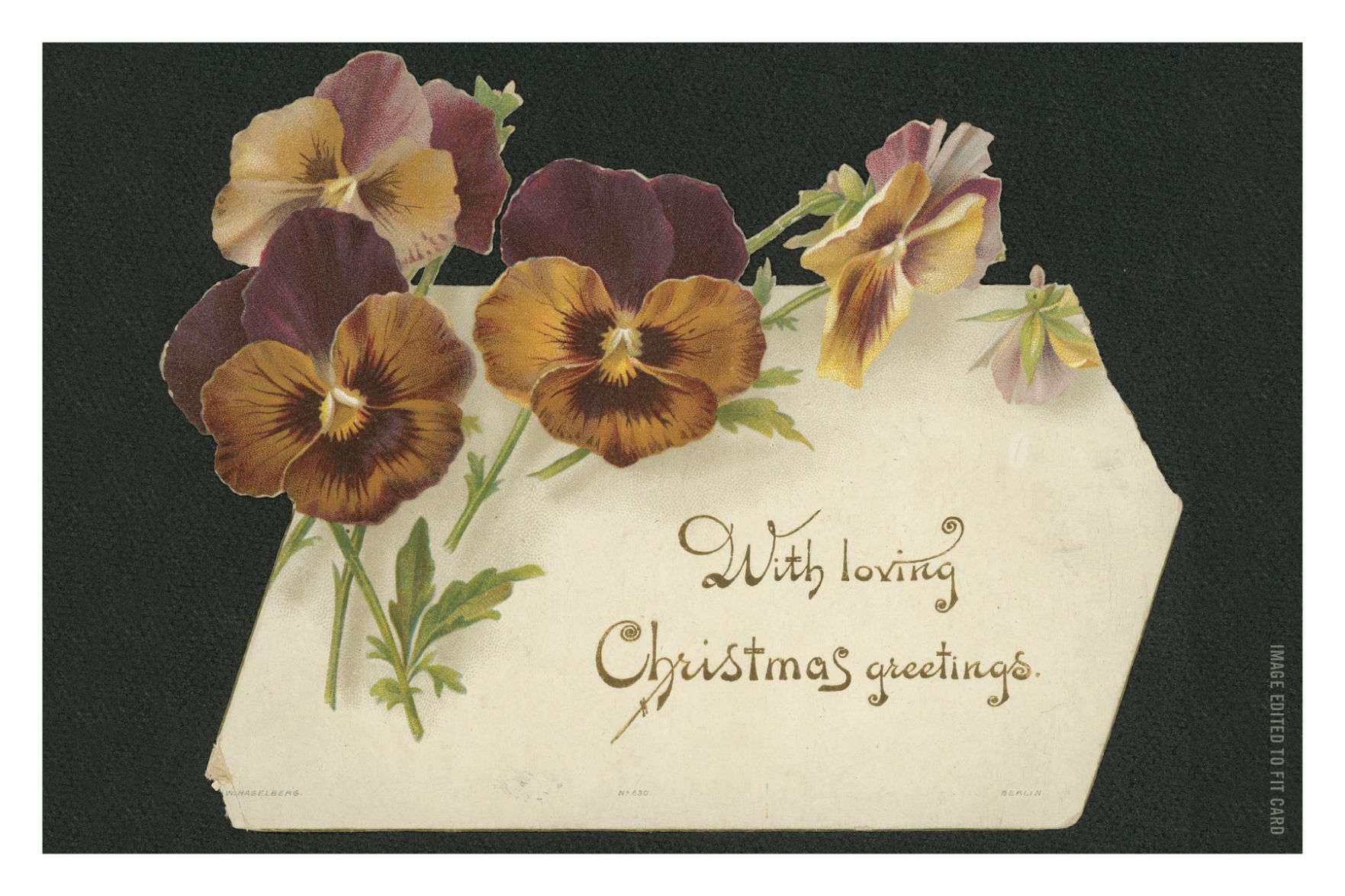 "With loving Christmas greetings" - ca. 1896